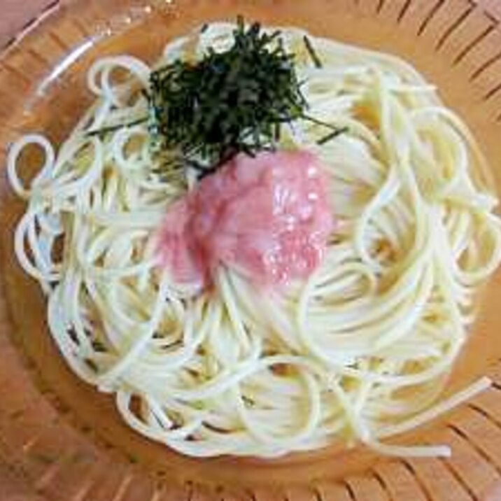 オリーブオイルで作るたらこソーススパゲティ